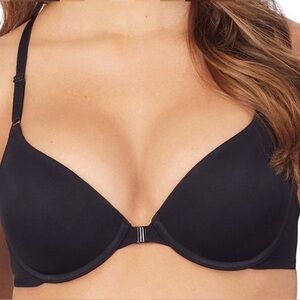 SO Soft Lift Front-Close Racerback Bra Black Tie 38DD ZG91B494R